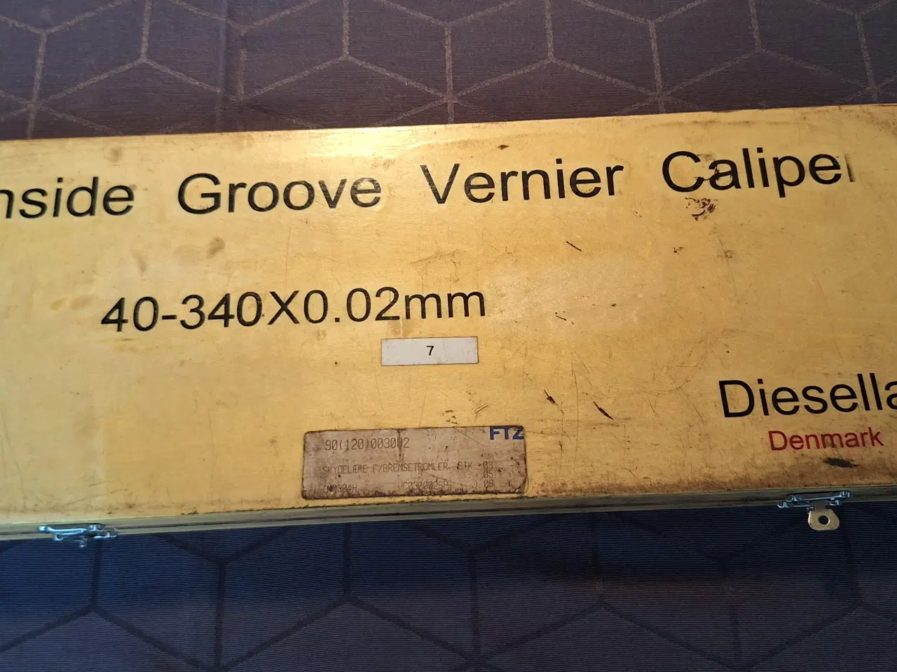 Billede 1 - Skydelære til måling af bremsetromler indv. mål