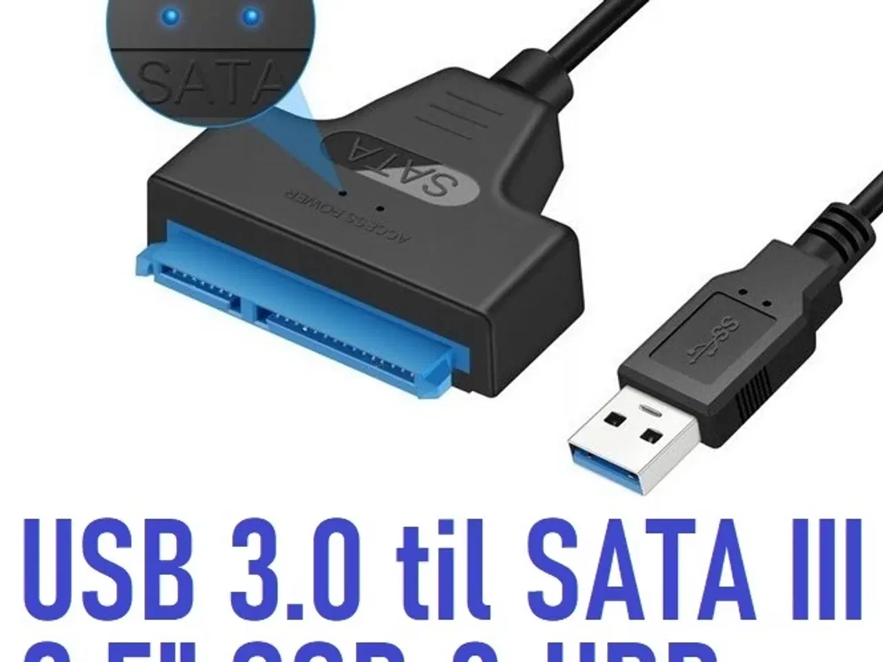 Billede 1 - NY! USB 3.0 til / to SATA III Adapter