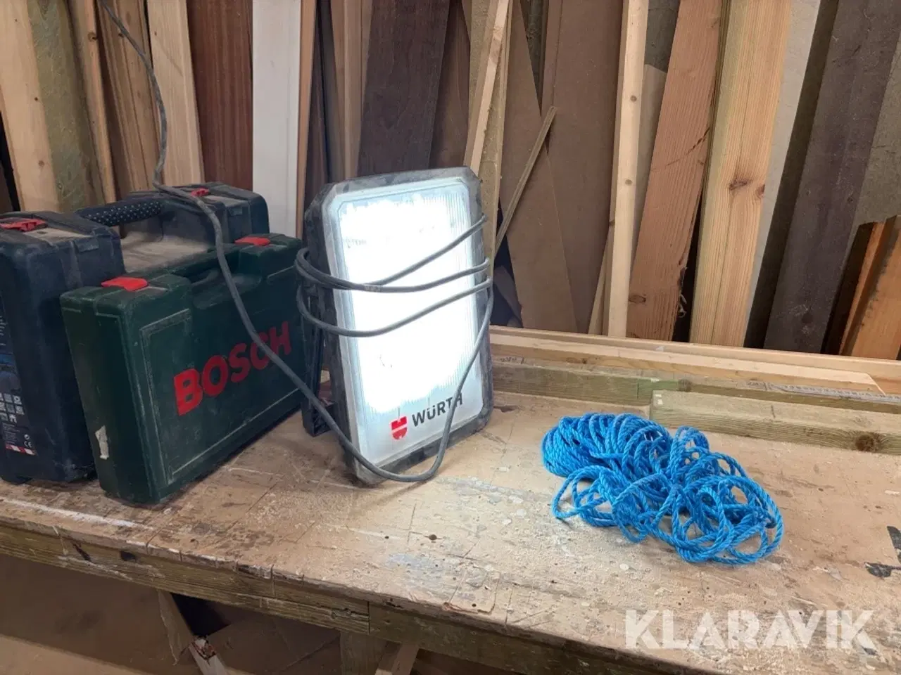 Billede 5 - Støvsuger + arbejde lampe Würth