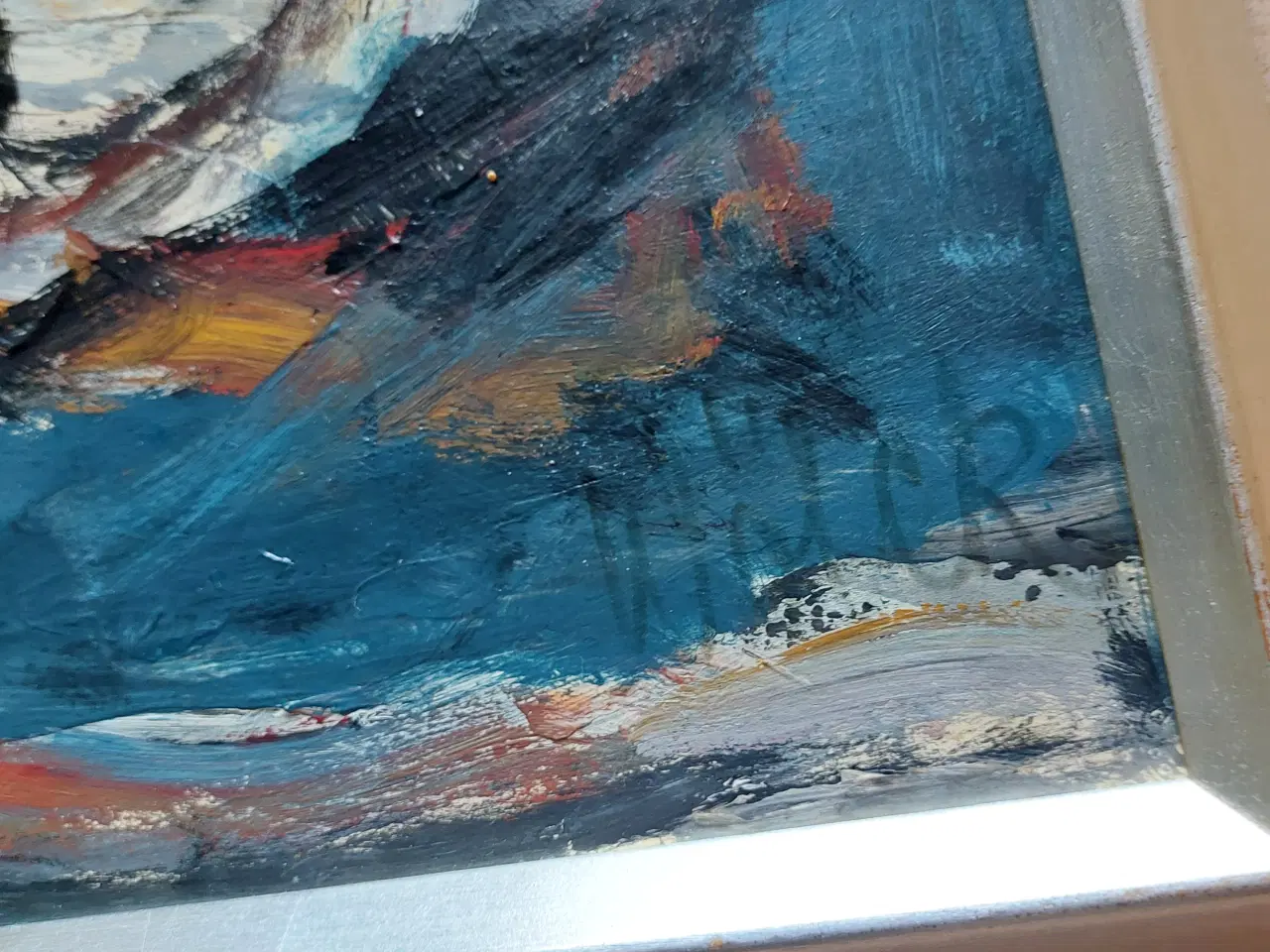 Billede 3 - PREBEN WØLCK - ( 1925 - 2000 ) - oliemaleri