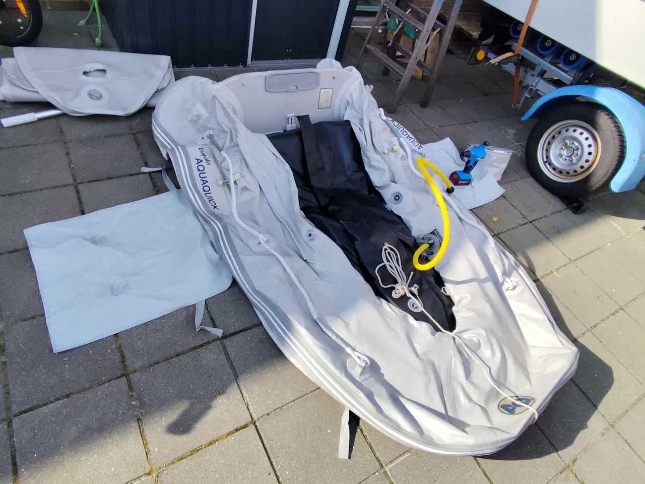 Billede 4 - Aquaquick Easy Rider gummibåd med oppustelig bund 