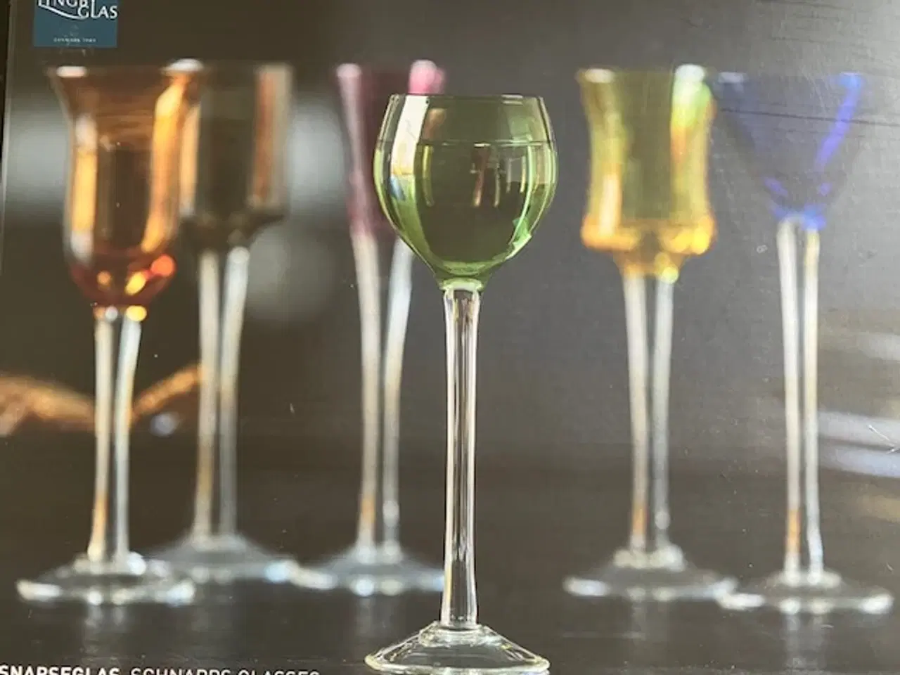 Billede 1 - Lyngby snapseglas