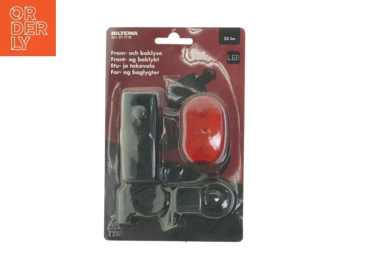 Billede 1 - LED cykellygter sæt fra Biltema (str. 25 lm)
