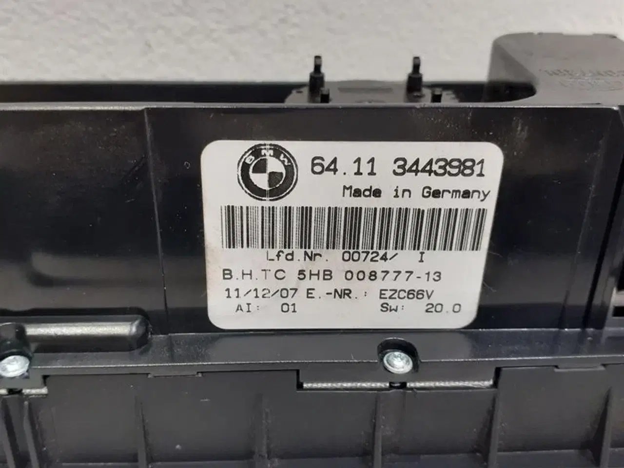 Billede 3 - Varmeregulering klimaautomatik sort A57175 BMW X3 (E83) X3LCI (E83LCI)