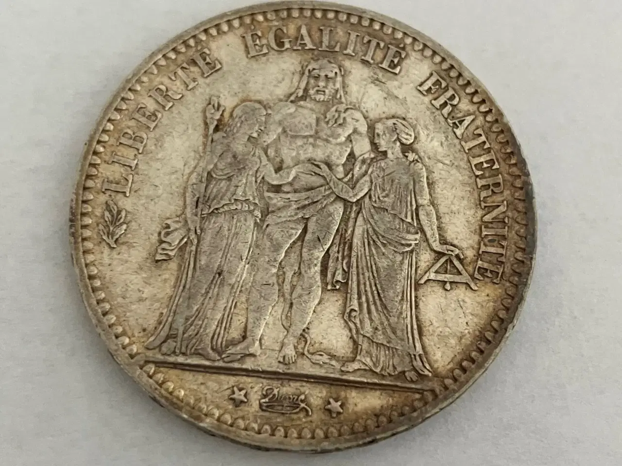 Billede 2 - 5 Francs France 1875 A