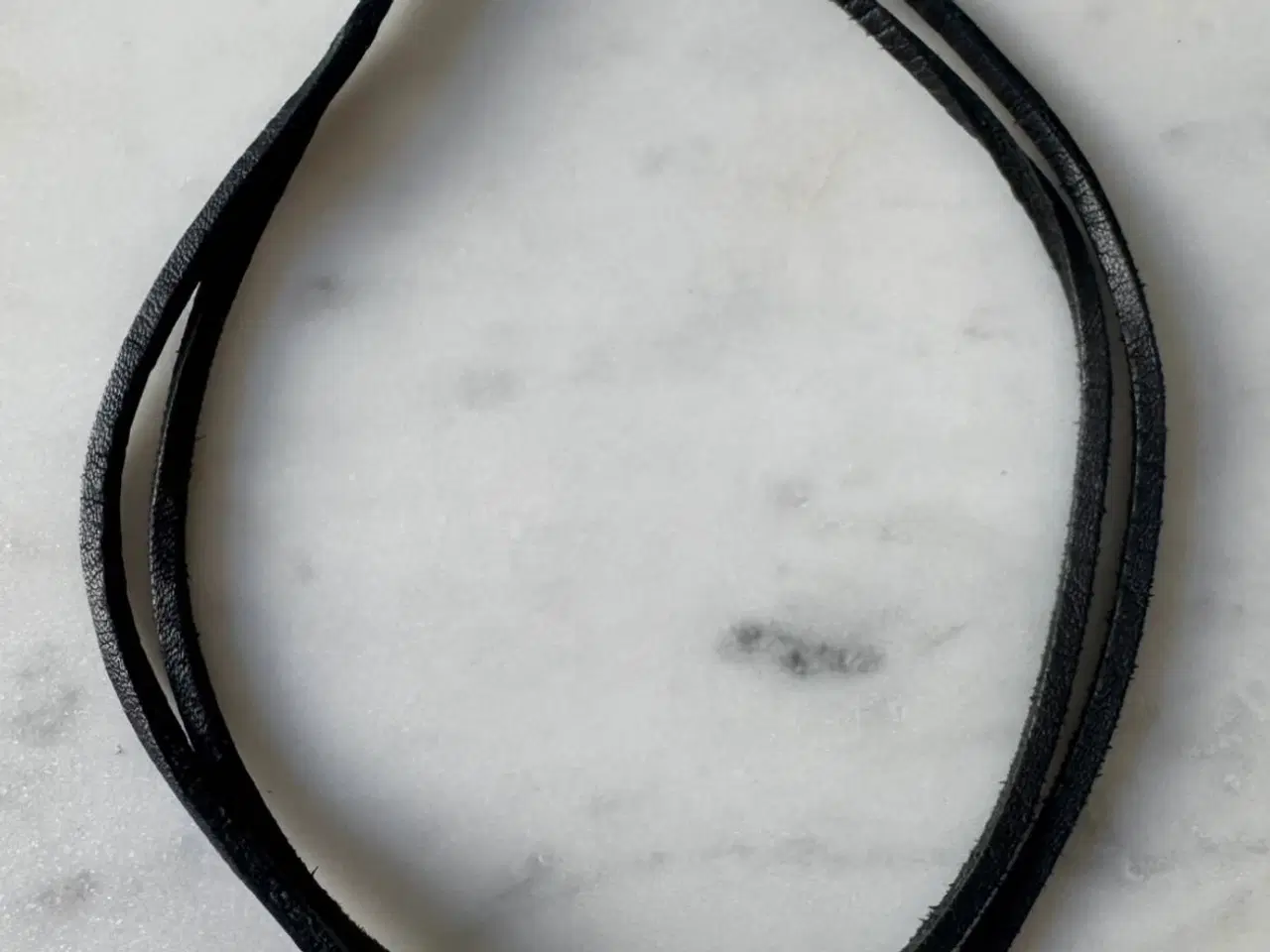 Billede 2 - Troldekugle single læderarmbånd