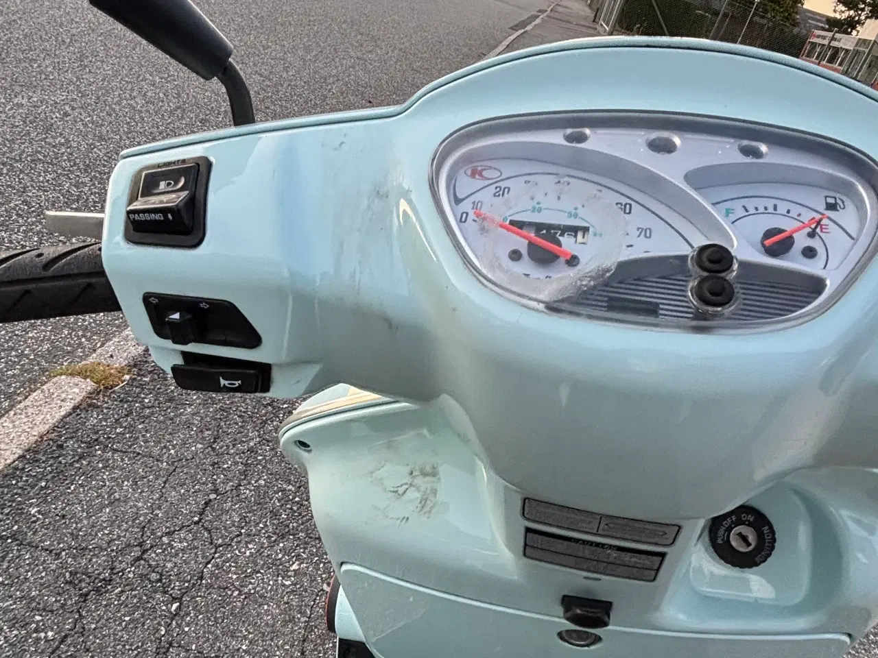 Billede 8 - Kymco 4 takt “Retro look Vespa” 30 scooter 