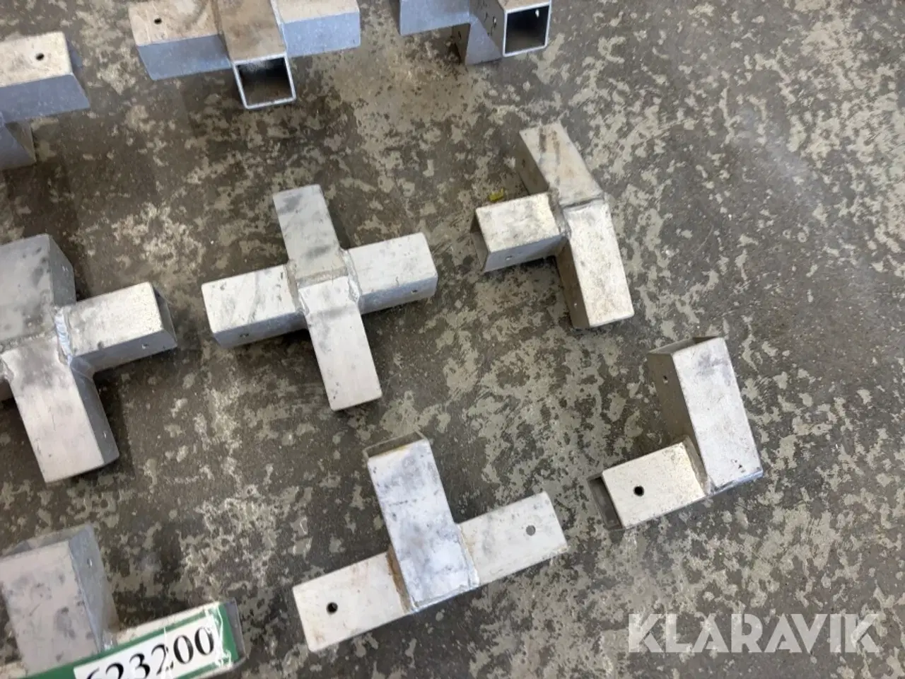 Billede 3 - Alu stativ til bygselv telt.