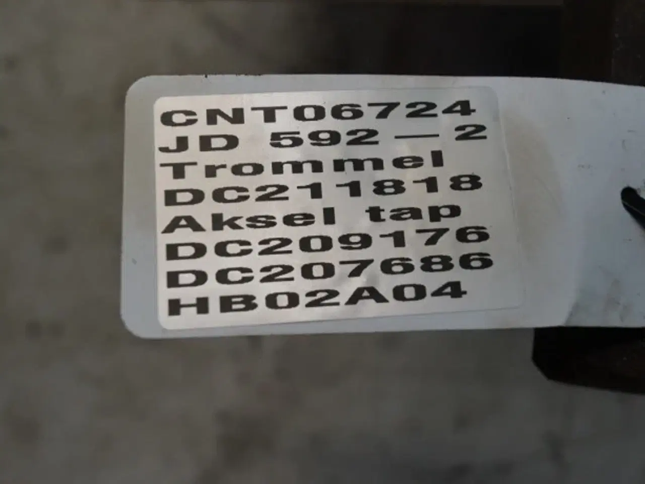 Billede 9 - John Deere 592 Snegl DC211818