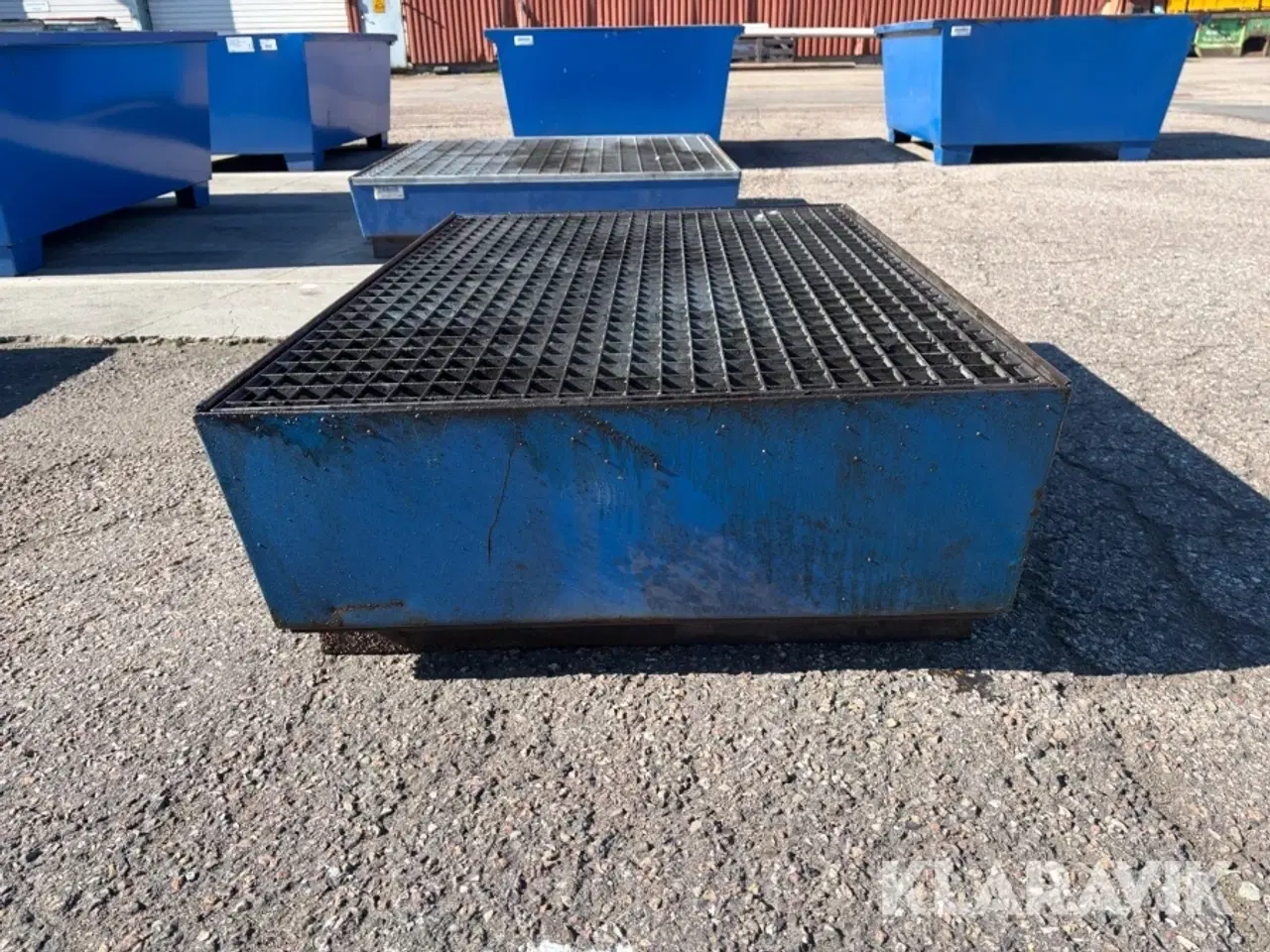 Billede 8 - Opsamlingskar / spildbakke Denios Basic E-Palette