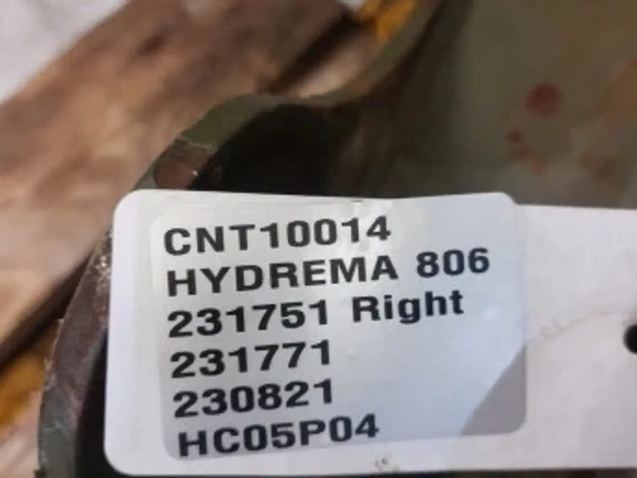 Billede 4 - Hydrema 806 Støtteben Højre 231751