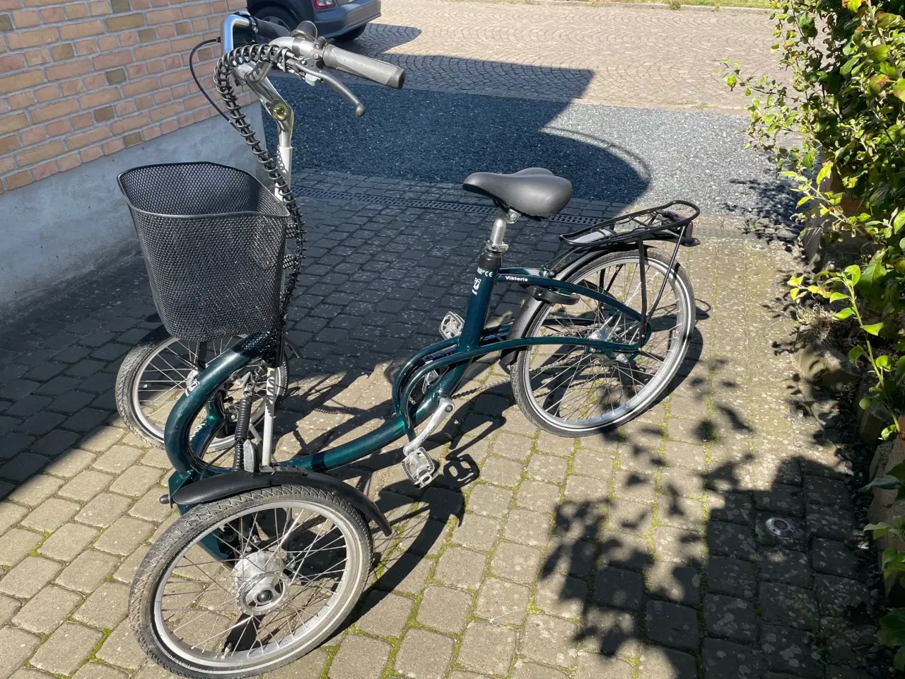 Billede 5 - Grøn, trehjulet cykel