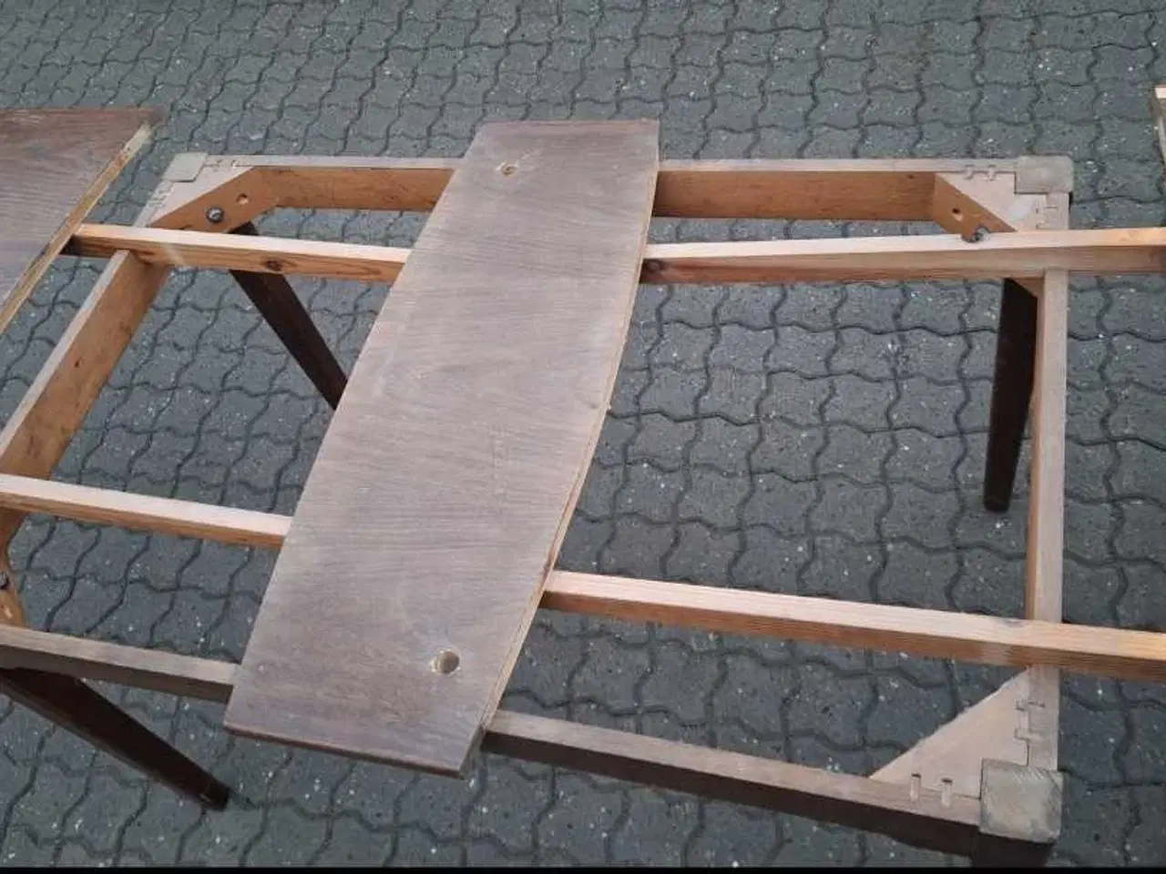 Billede 3 - Spisestuebord med hollansk udtræk