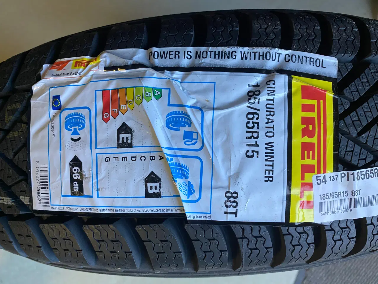 Billede 2 - Pirelli 185/65R15 88T nyt Vinterdæk 