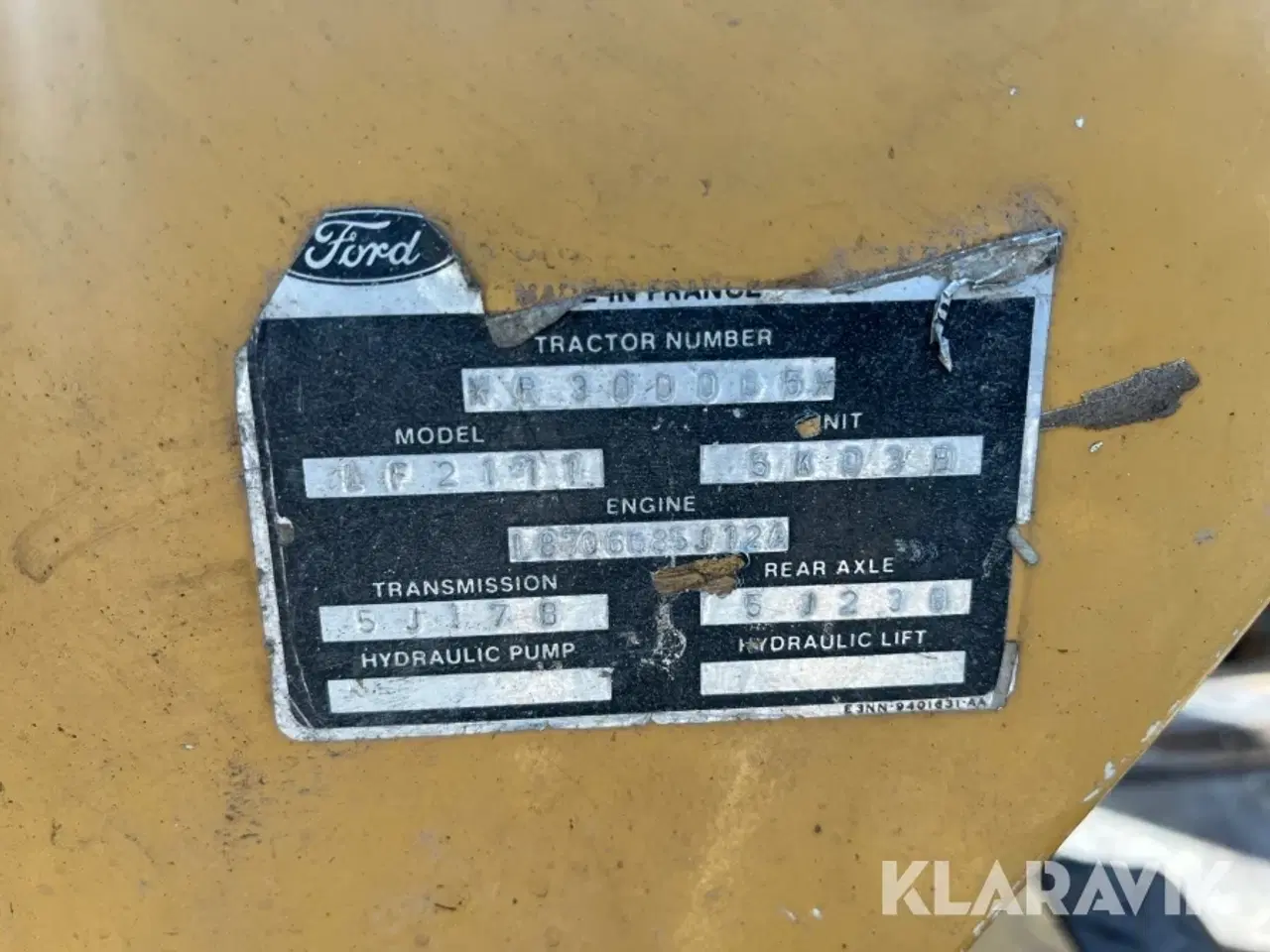 Billede 5 - Læssemaskine Ford 655 4wd med frontlæsser