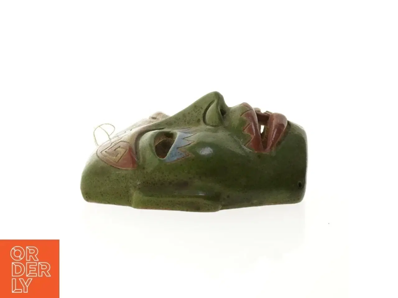 Billede 4 - Mexicansk keramik maske til ophæng (str. 18 x 15 x 8 cm)