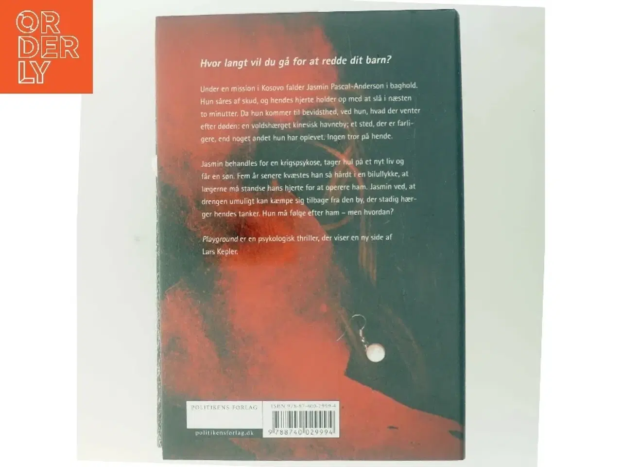 Billede 3 - Playground : spændingsroman af Lars Kepler (Bog)