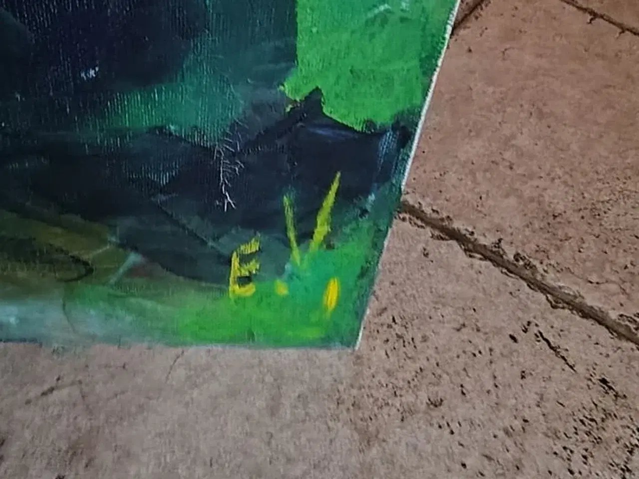 Billede 3 - Maleri SIGN. E. V. (ERIK VITCETZ)