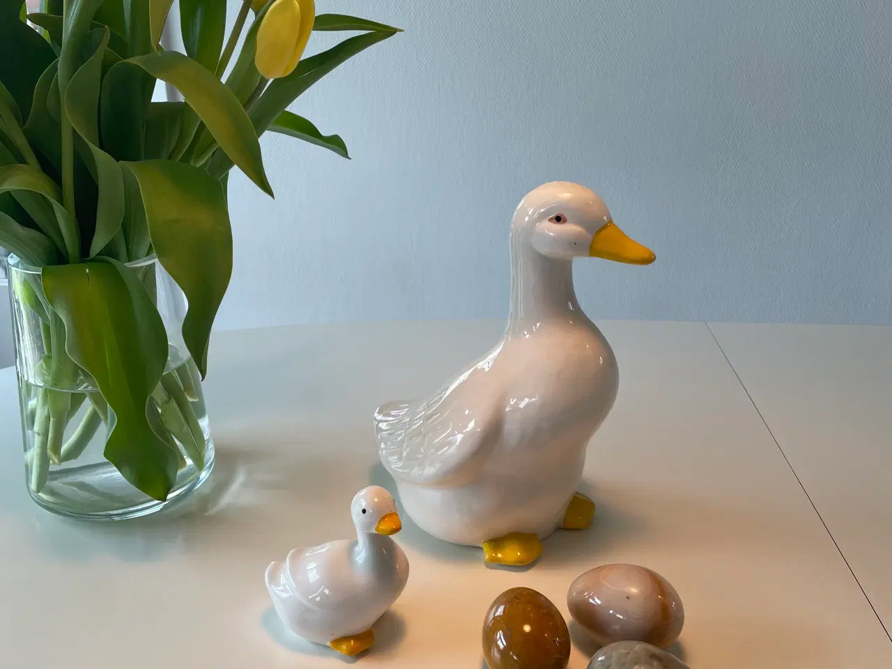 Billede 2 - Gåsefamilie i fajance