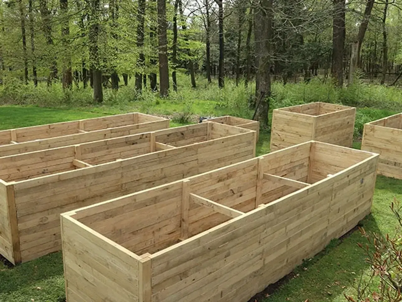 Billede 5 - Højbede, egetræ - byggesæt