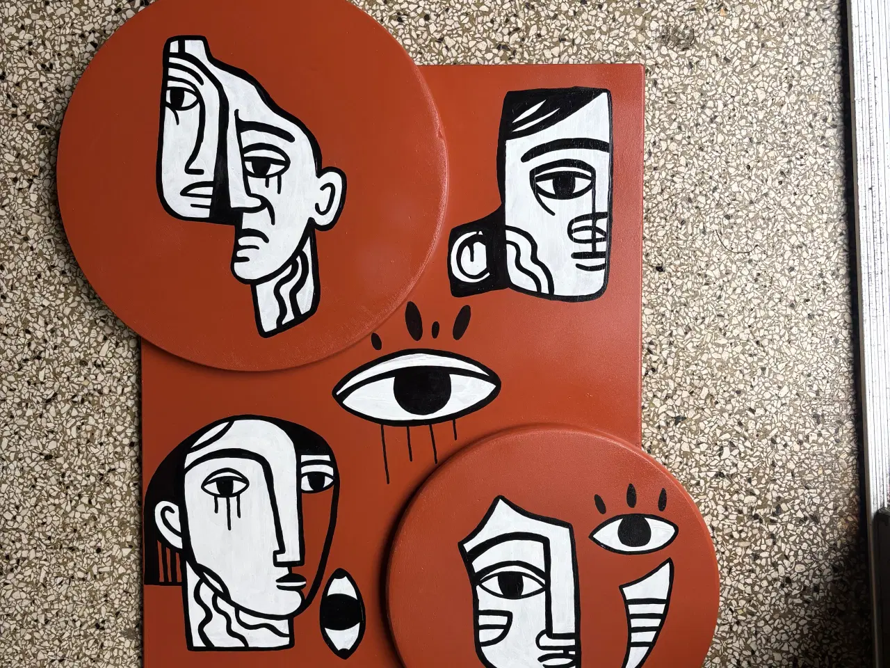 Billede 4 - “One Big happy family” ArtByAbra 