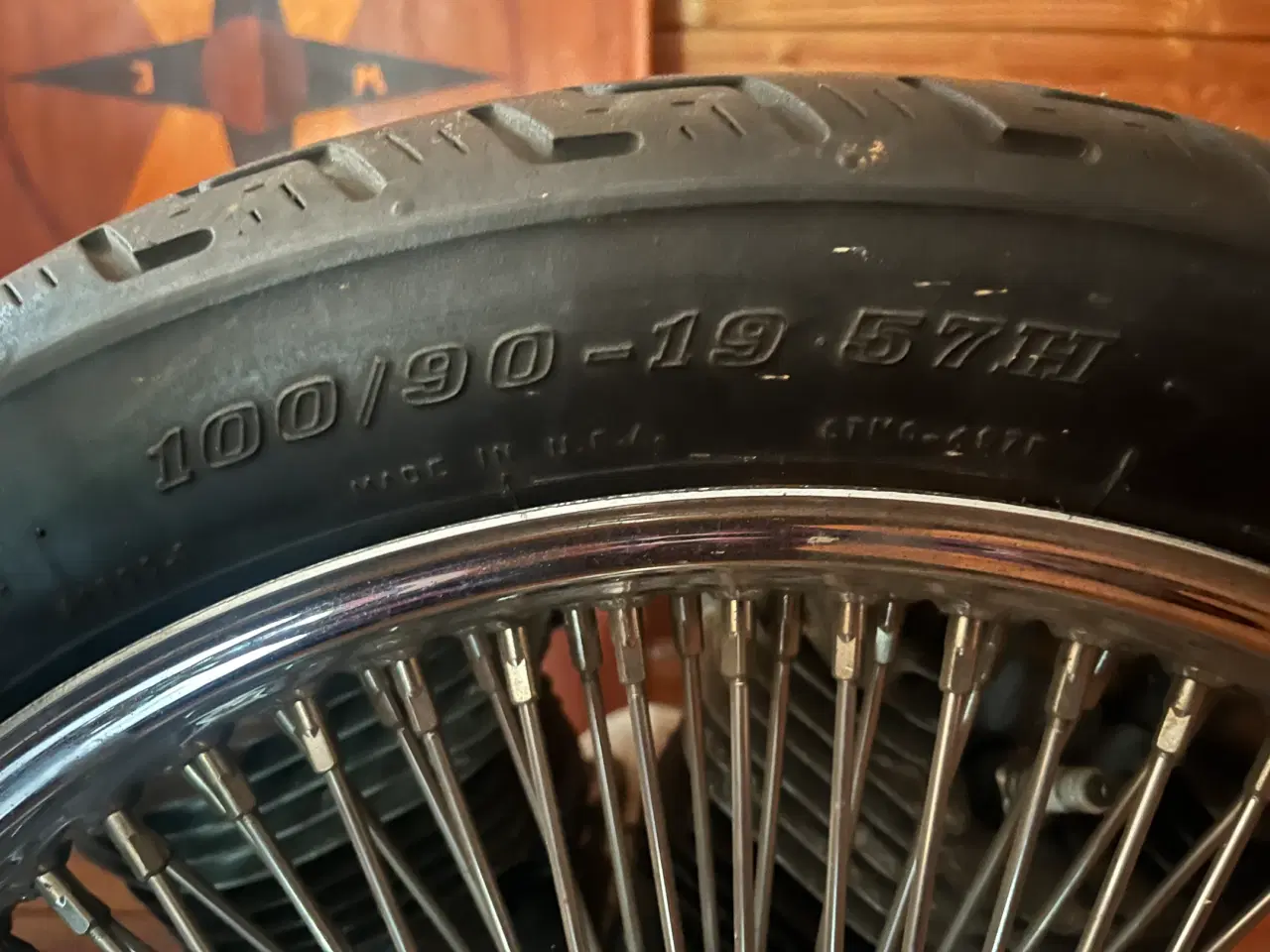 Billede 3 - Harley Davidson hjul 120 egers 