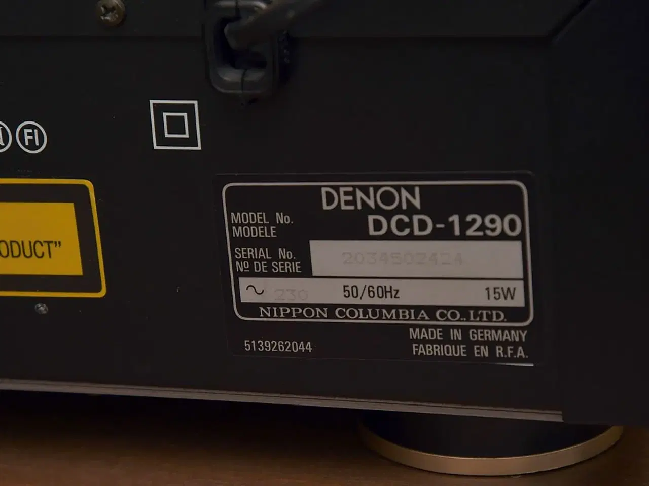 Billede 6 - DENON DCD-1290 fin CD player, top model