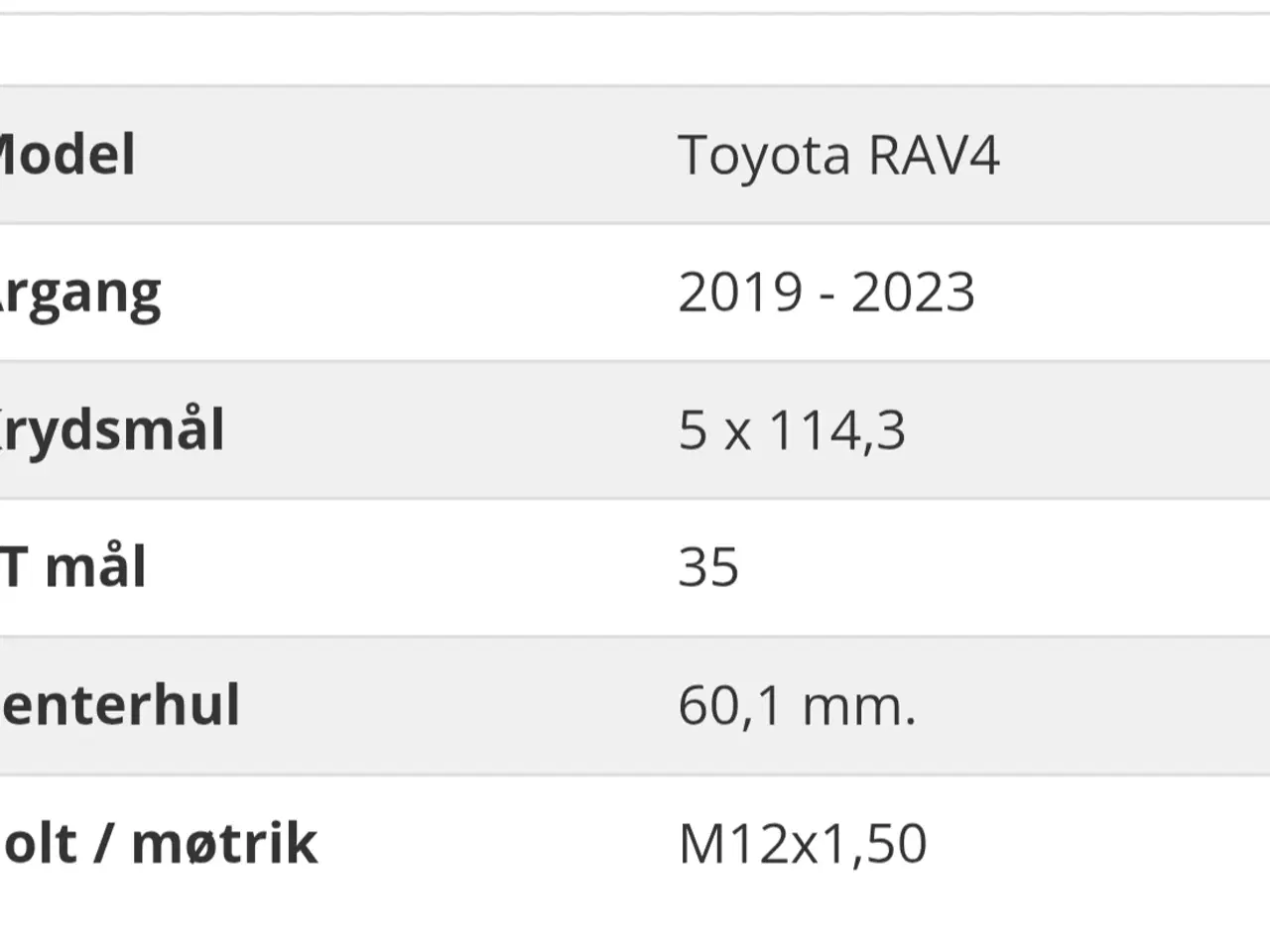Billede 8 - 4 stk. Komplette vinterhjul fra Toyota Rav 4 2019