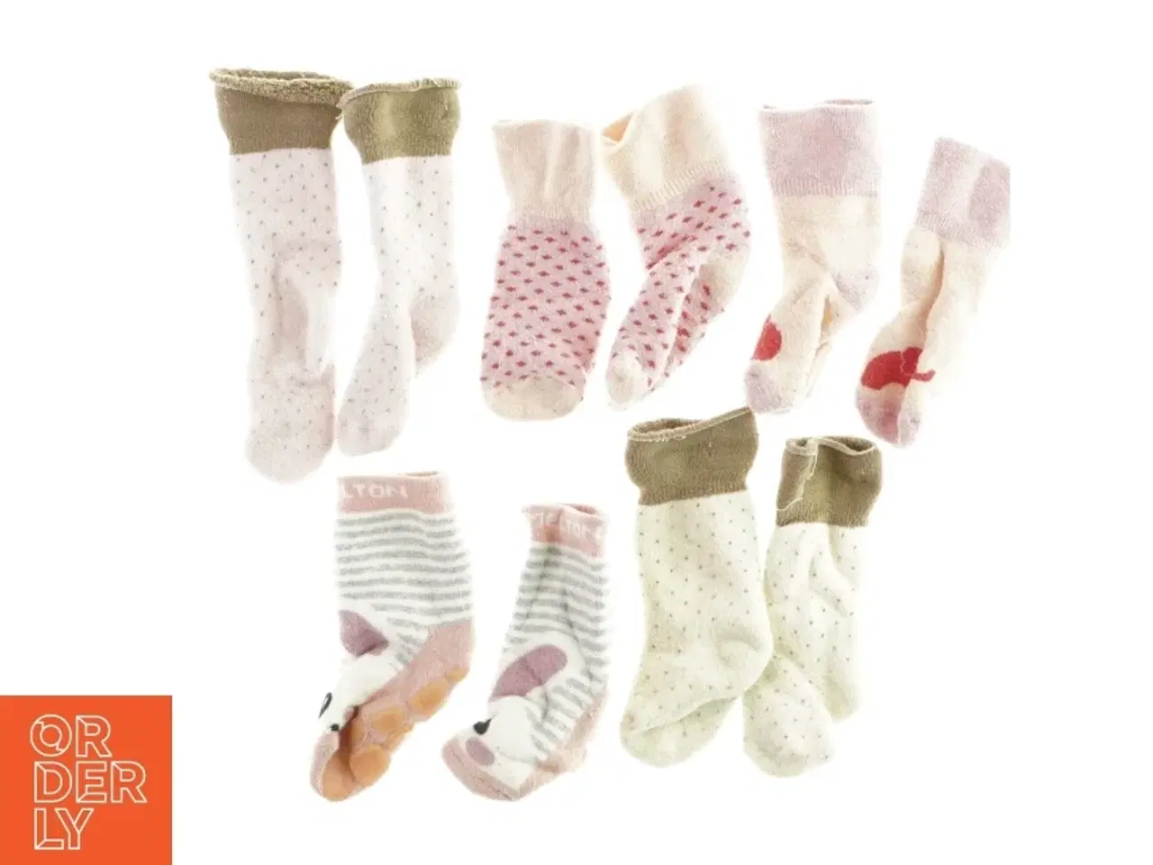 Billede 1 - Babystrømper, 5 par fra Ukendt (str. ca. 19)