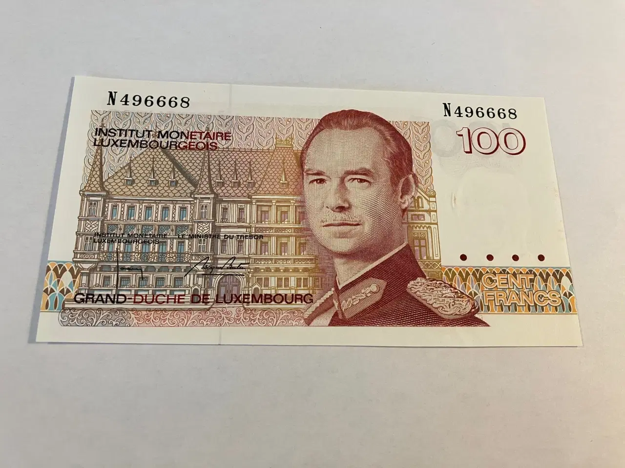 Billede 1 - 100 Francs Luxemburg