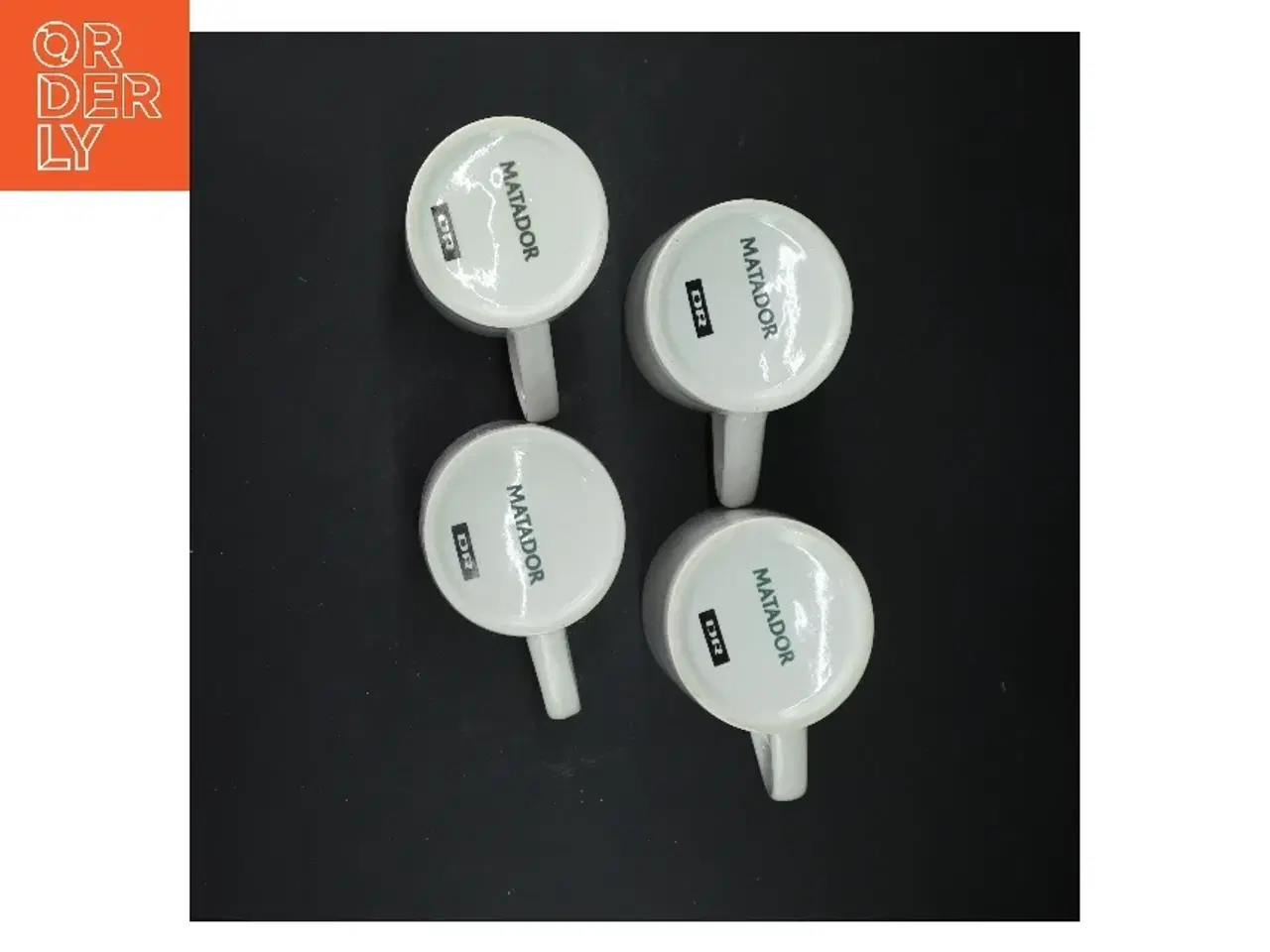 Billede 3 - Porcelænskrus med tekst fra Matador (str. Ø 8x9 cm)