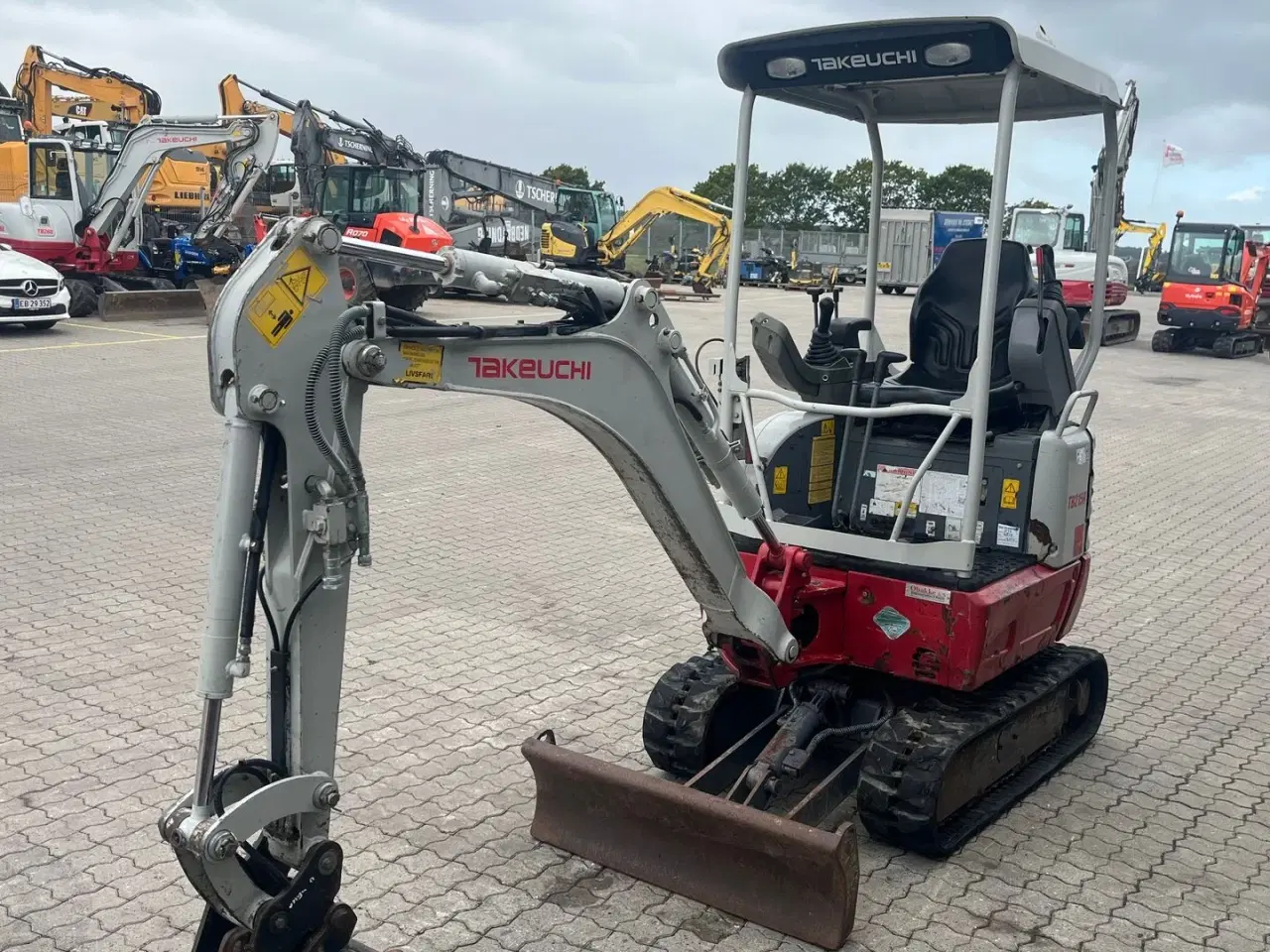 Billede 6 - Takeuchi med hydraulisk skovl skifte