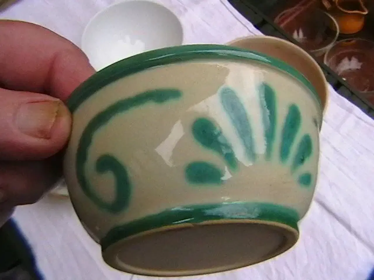 Billede 4 - Keramikskåle, Ældre,men fine.