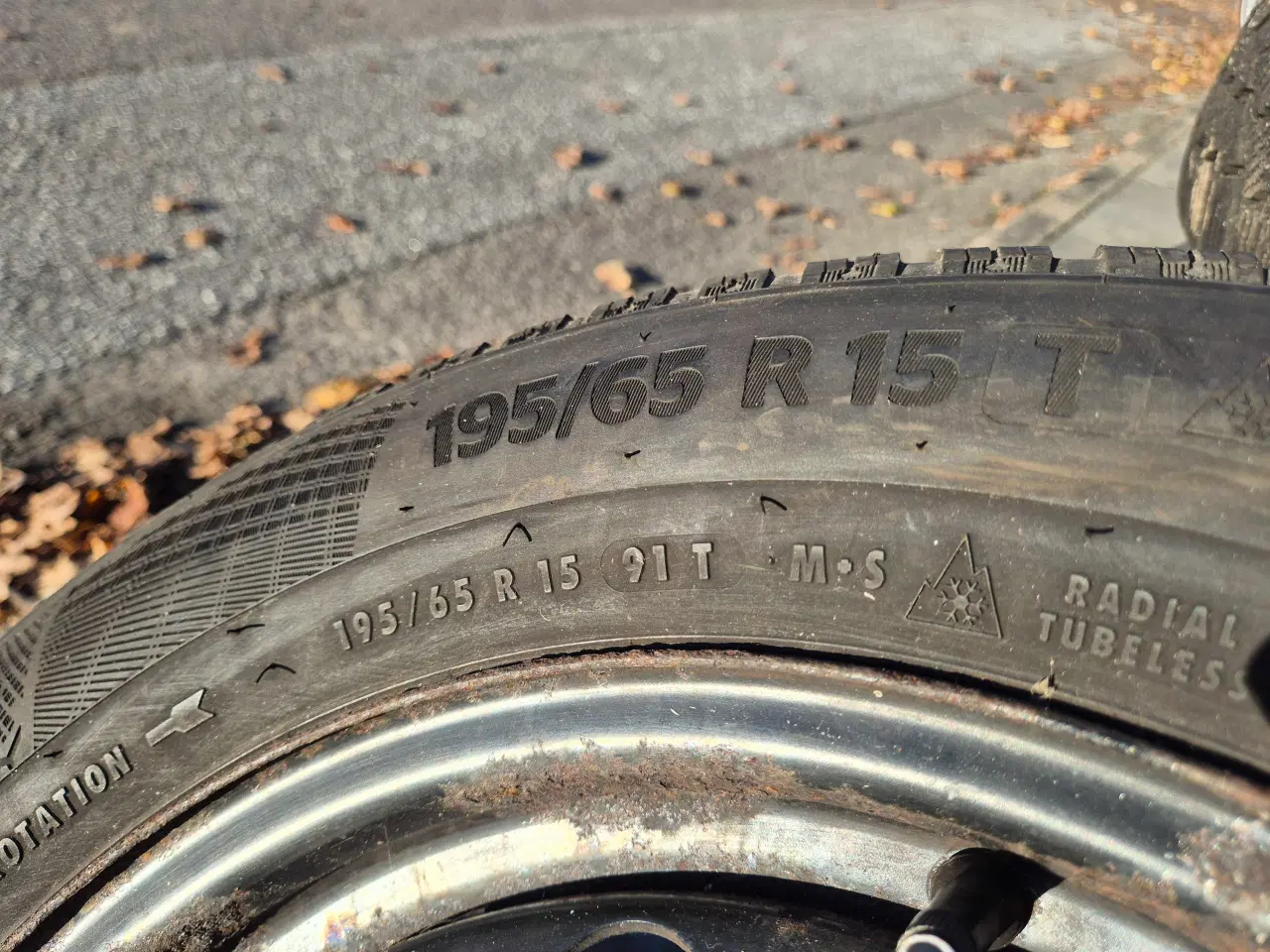 Billede 3 - Vinterdæk 5x112 ET47 195/65-R15 