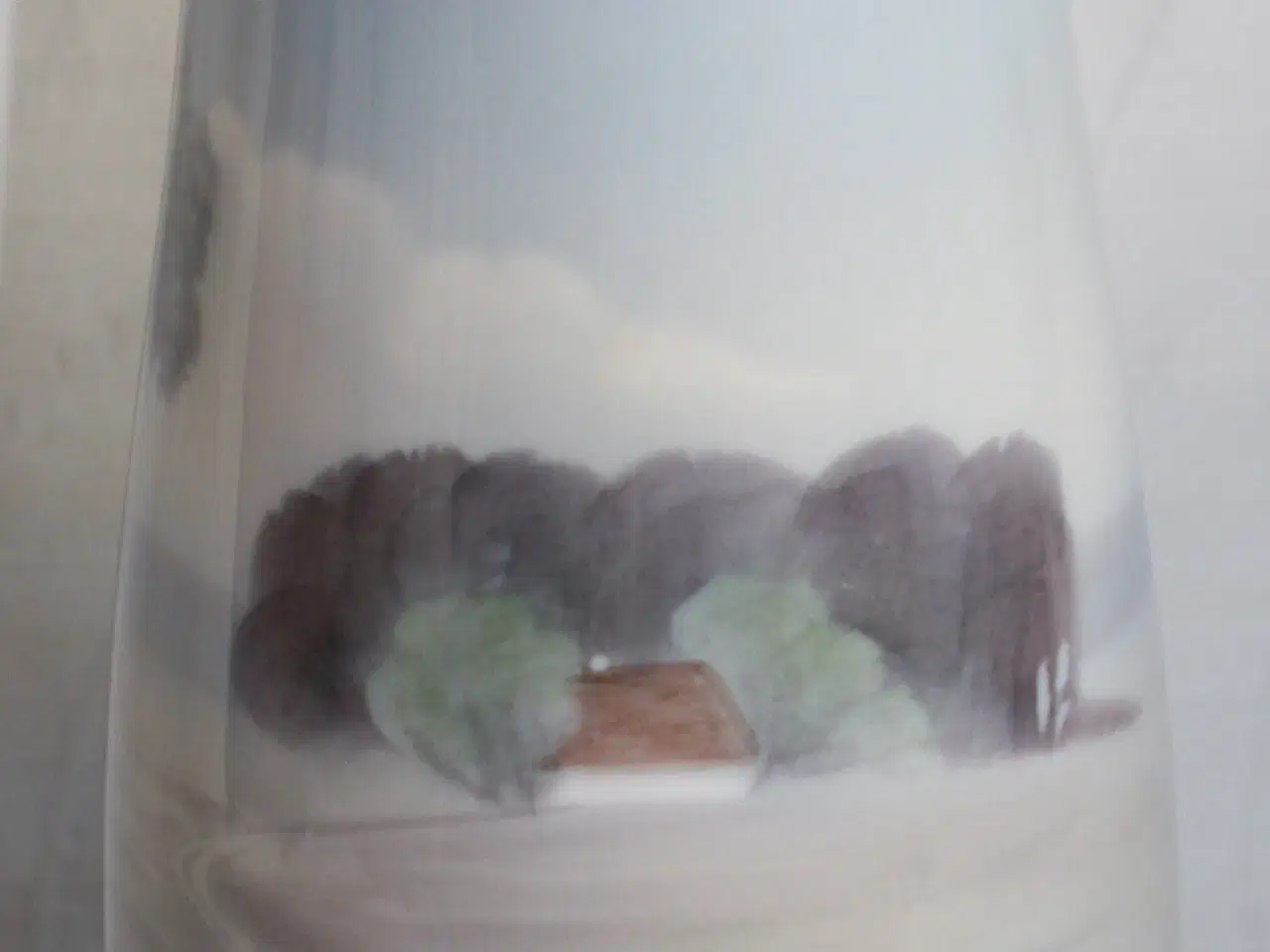 Billede 4 - Vase med landskab fra Bing og Grøndahl