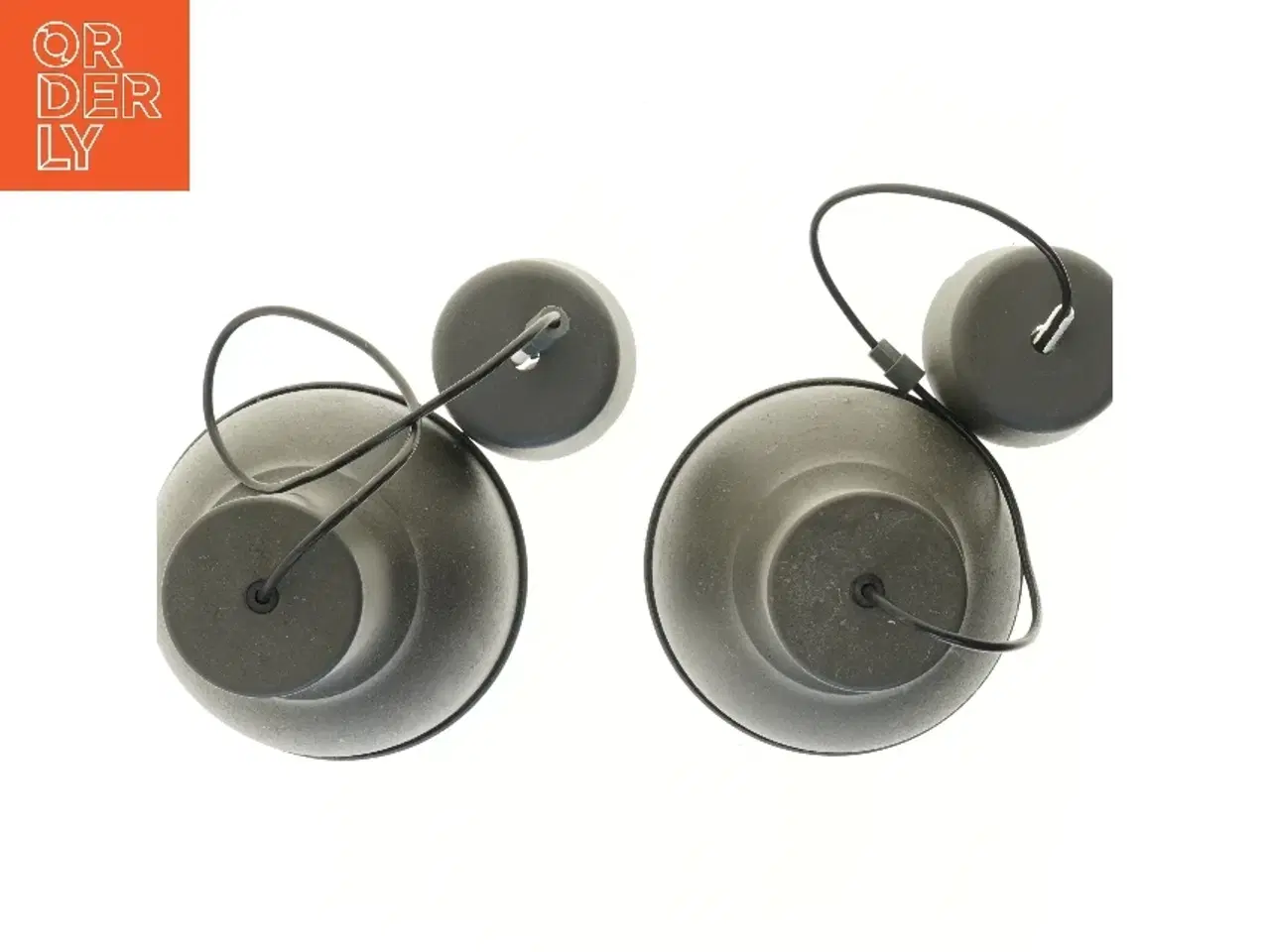 Billede 3 - To sorte pendellamper fra IKEA (str. 25 cm)