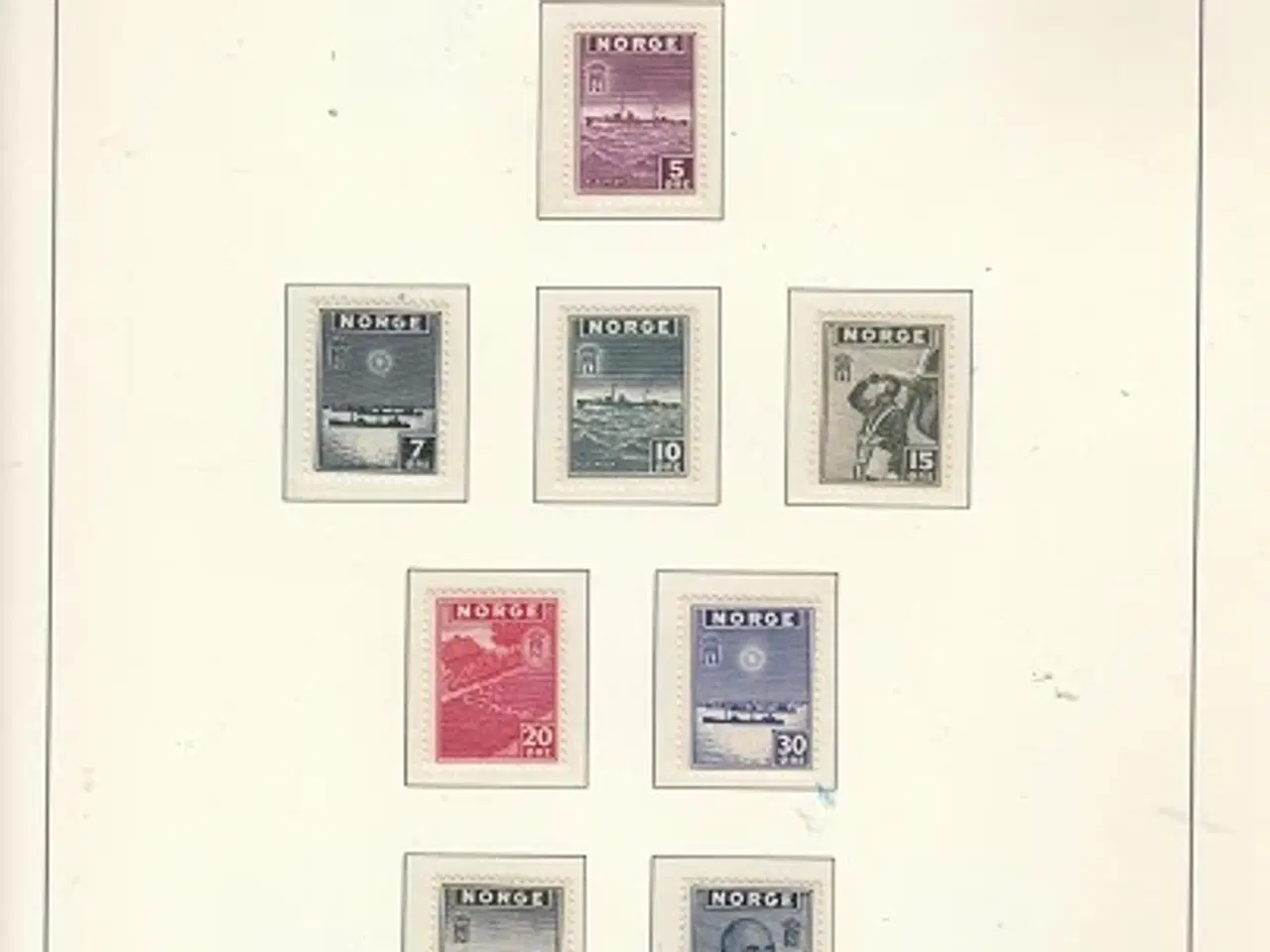 Billede 2 - Norgessamling i flot Lichtturm album 1945 - 1982. 
