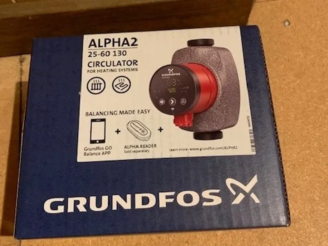 Billede 1 - Grundfos Cirkulationspumpe ALPHA2 25-60 130