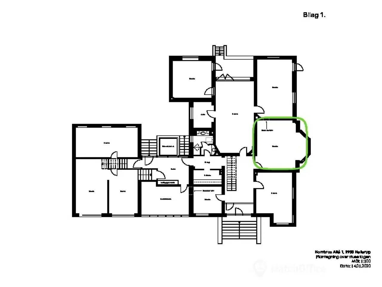 Billede 6 - Kontorlokaler på hjørnet af Hambros Allé og Strandvejen i Hellerup