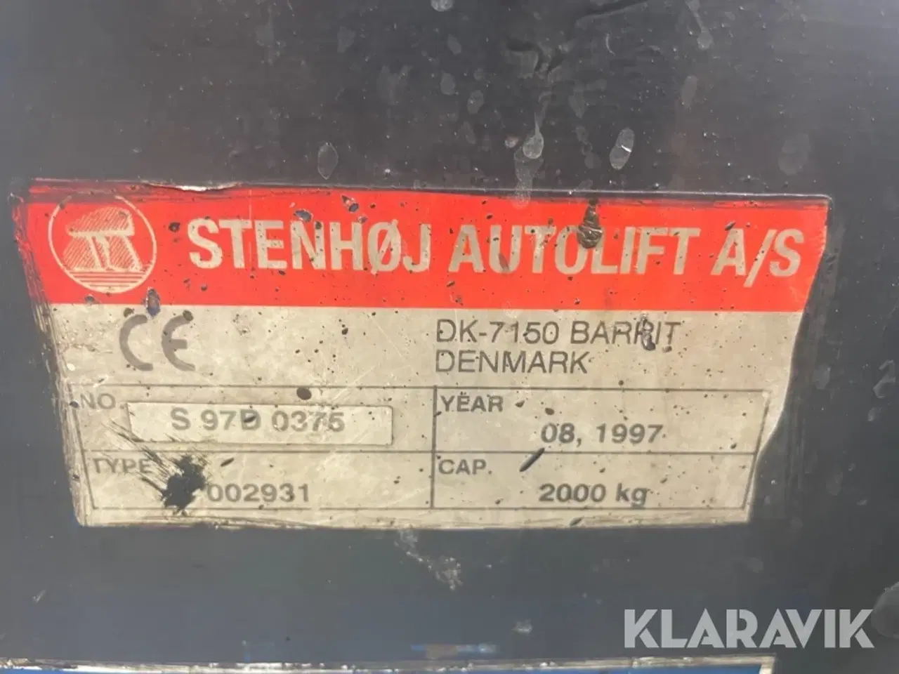 Billede 6 - 4-søjlet Billift Stenhøj 4000 kg.