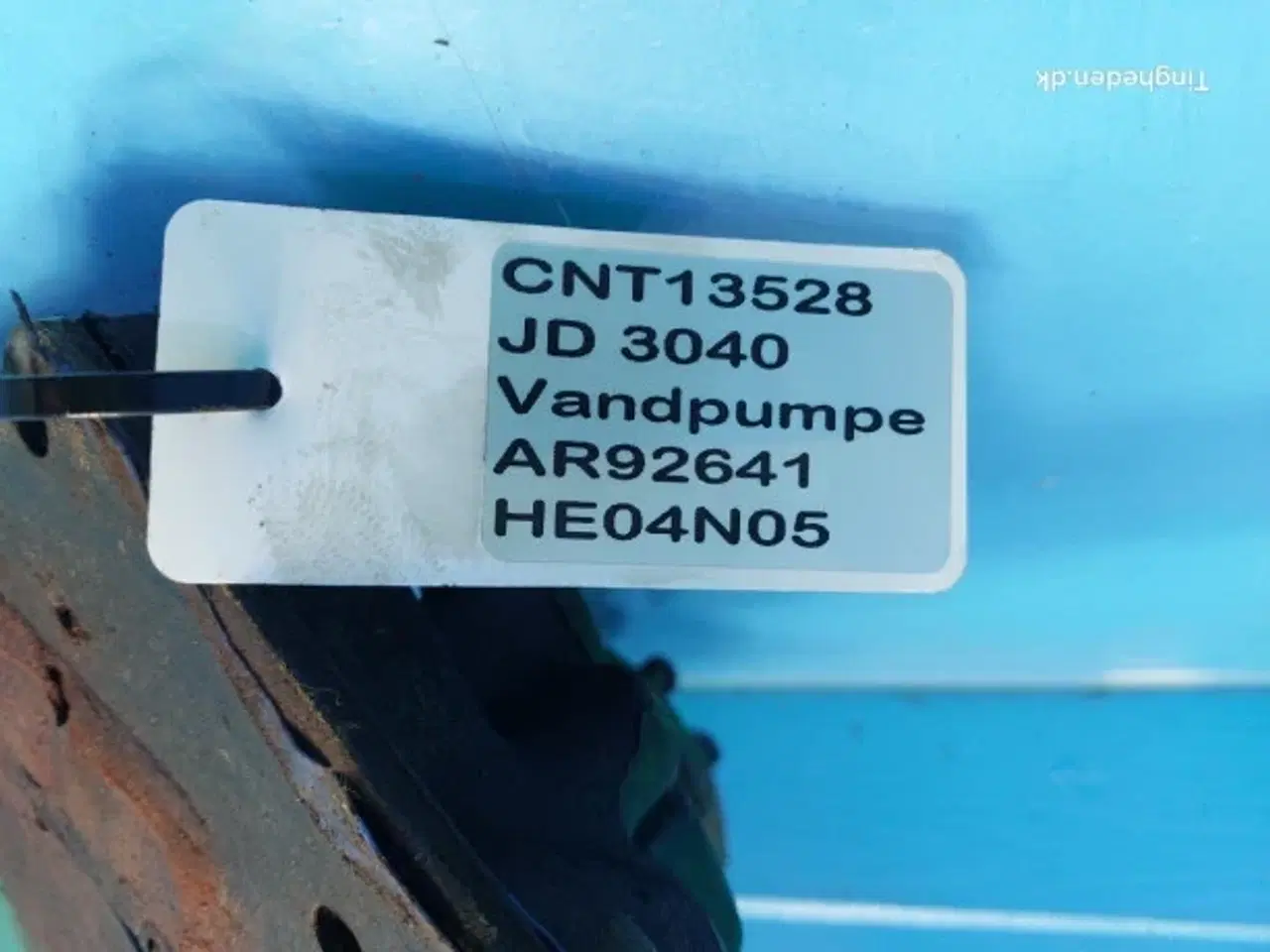 Billede 17 - John Deere 3040 Vandpumpe AR92641