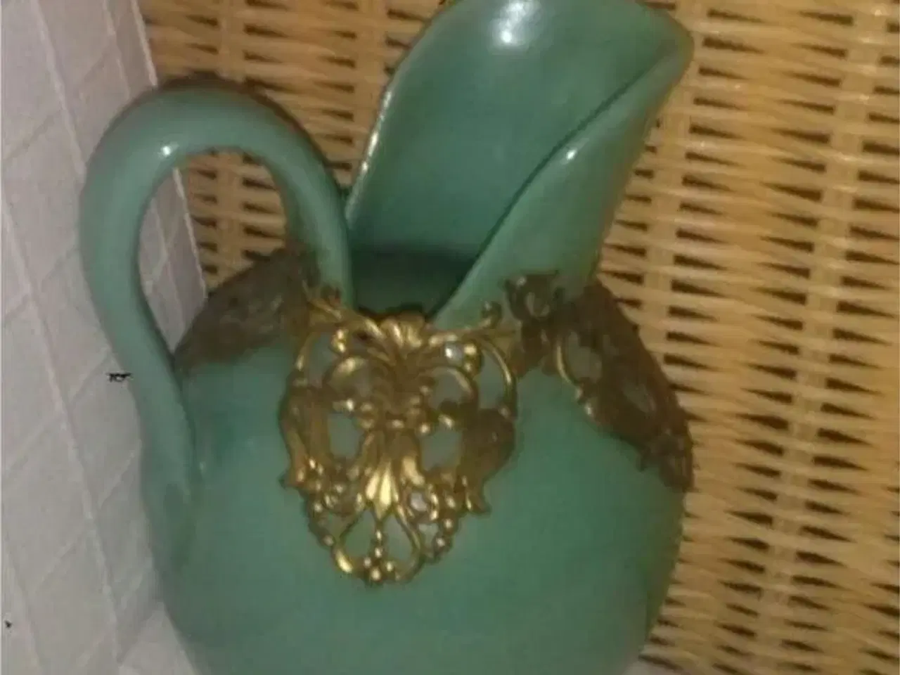 Billede 1 - KEHLET keramik vase med ornamentik