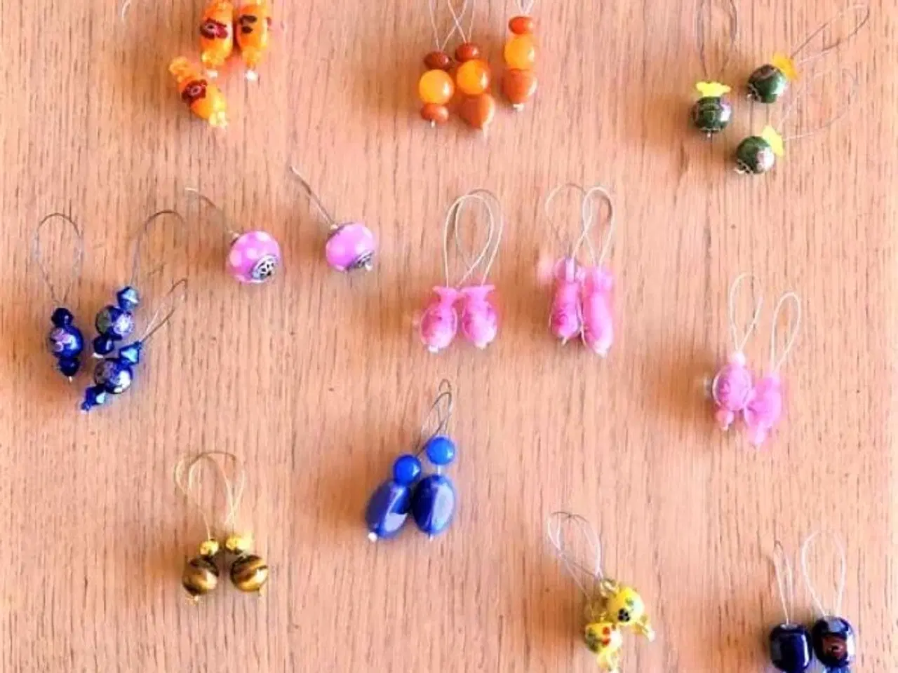 Billede 5 - Sæt med 3 blå maskemarkører til små og store pinde