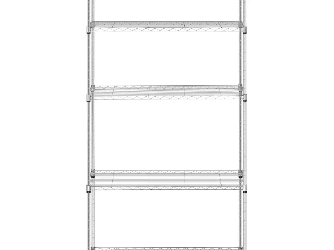 Billede 3 - Robust Gitterreol i Stål (90 x 35 cm) – 5 Hylder