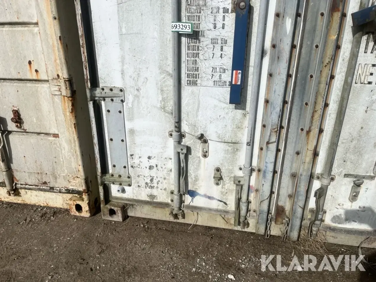 Billede 4 - 20 fods container alukasse isoleret