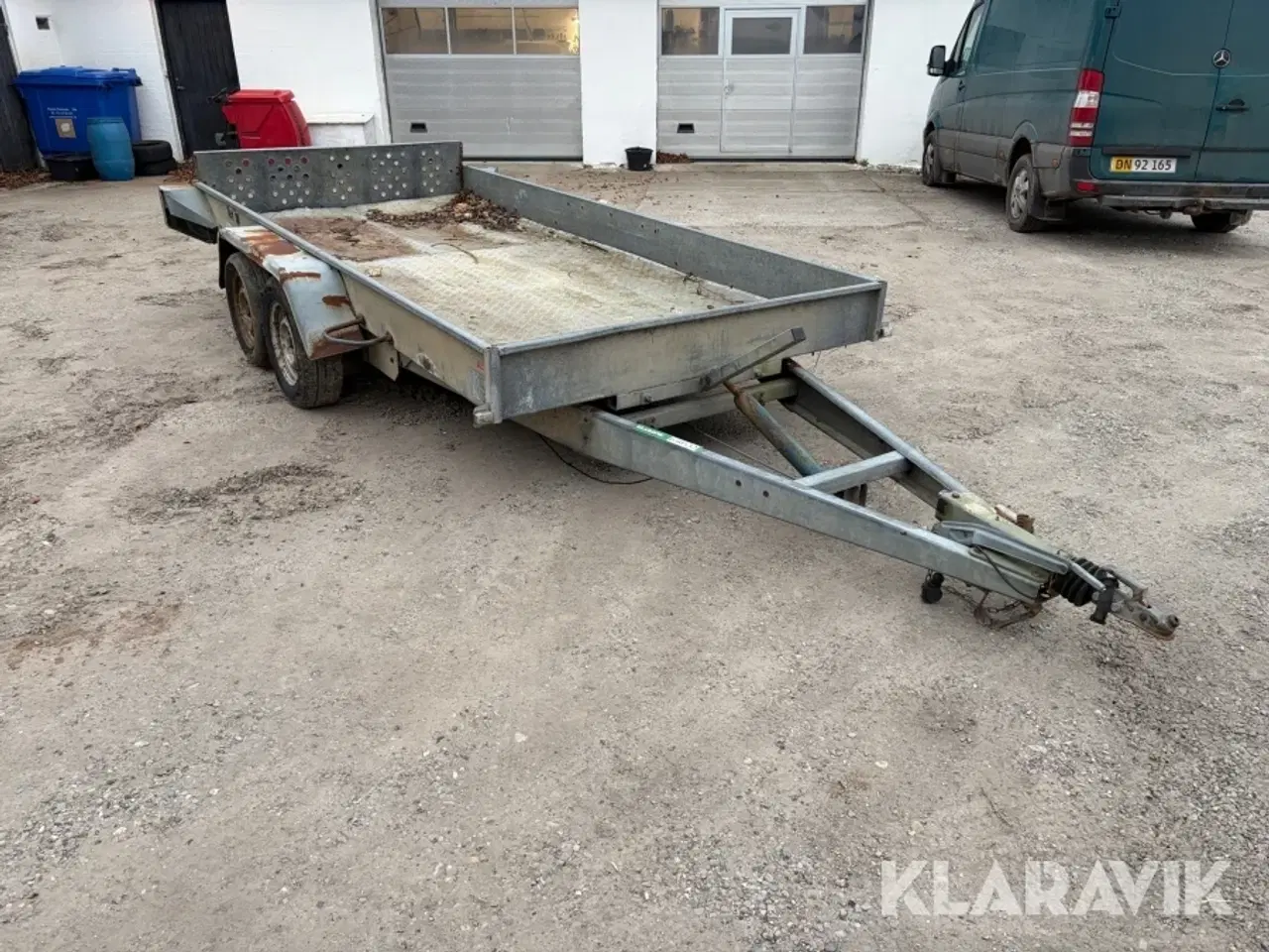 Billede 7 - Maskintrailer Brenderup 2000 kg med tip og alubund
