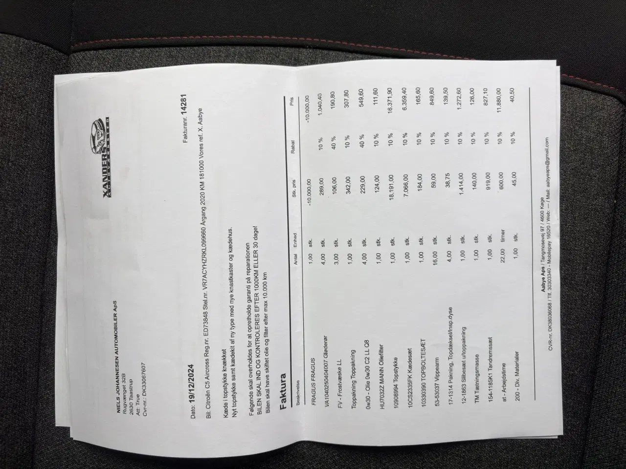 Billede 22 - Citroën C5 Aircross 1,5 BlueHDi 130 Cool EAT8