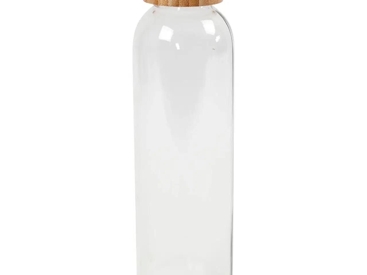 Billede 1 - Stilfuld Genanvendelig Glasvandflaske 500 ml