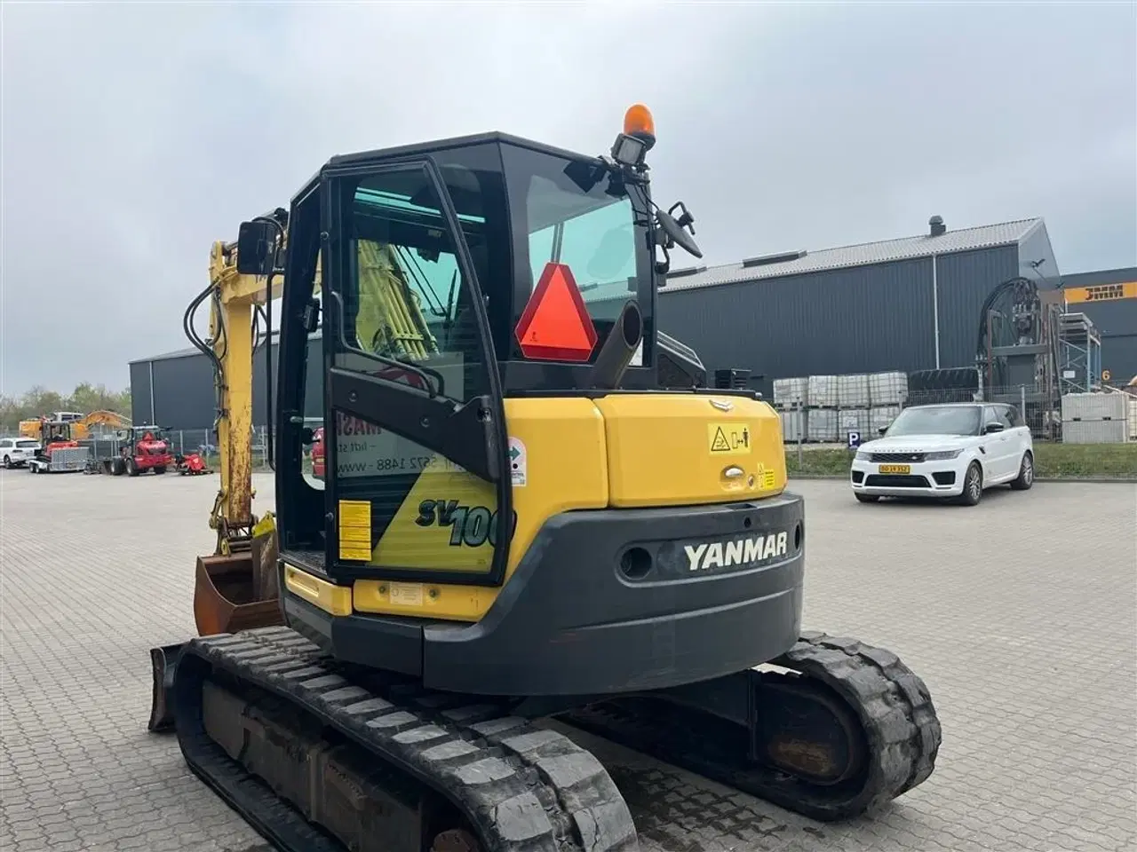 Billede 15 - Yanmar SV100 2A Centralsmørring og hydraulisk hurtigskifte.