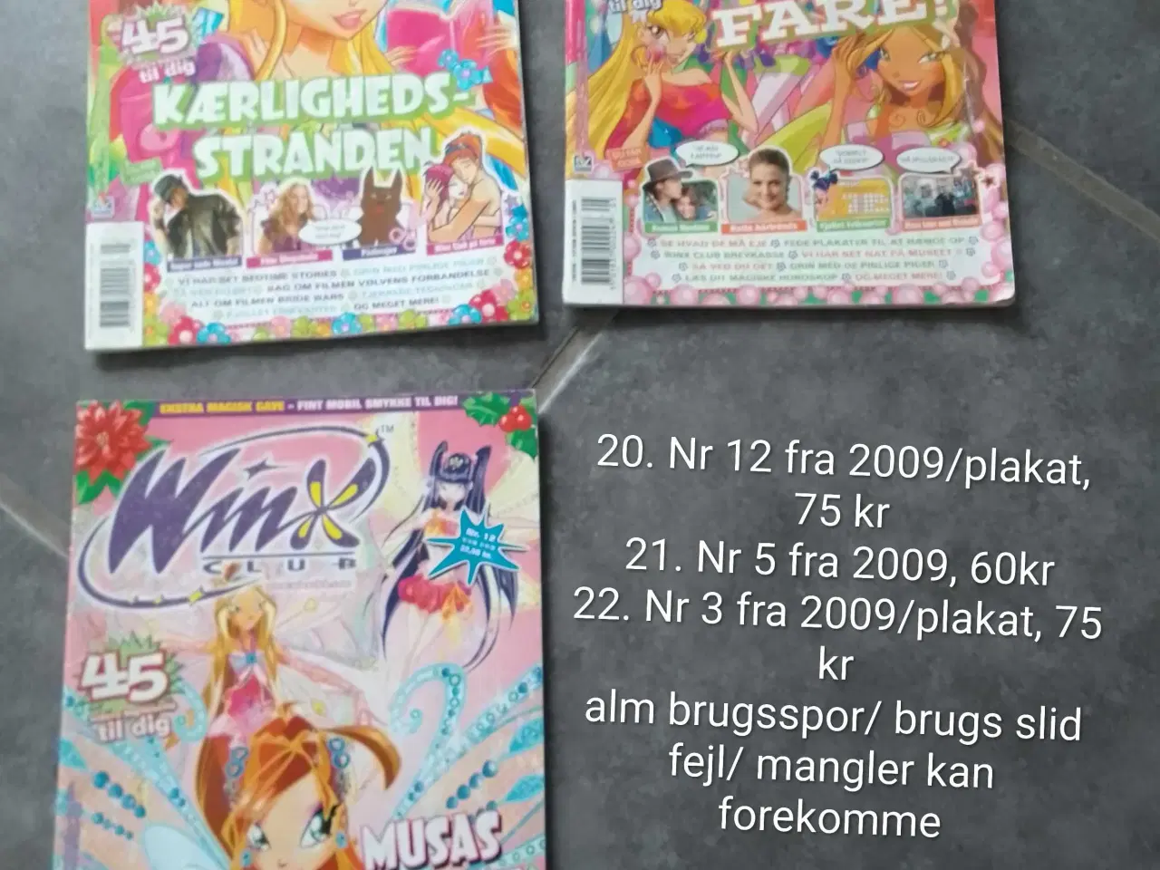 Billede 1 - Vinx club tegneserier fra 2005-2006-2007-2008-2009